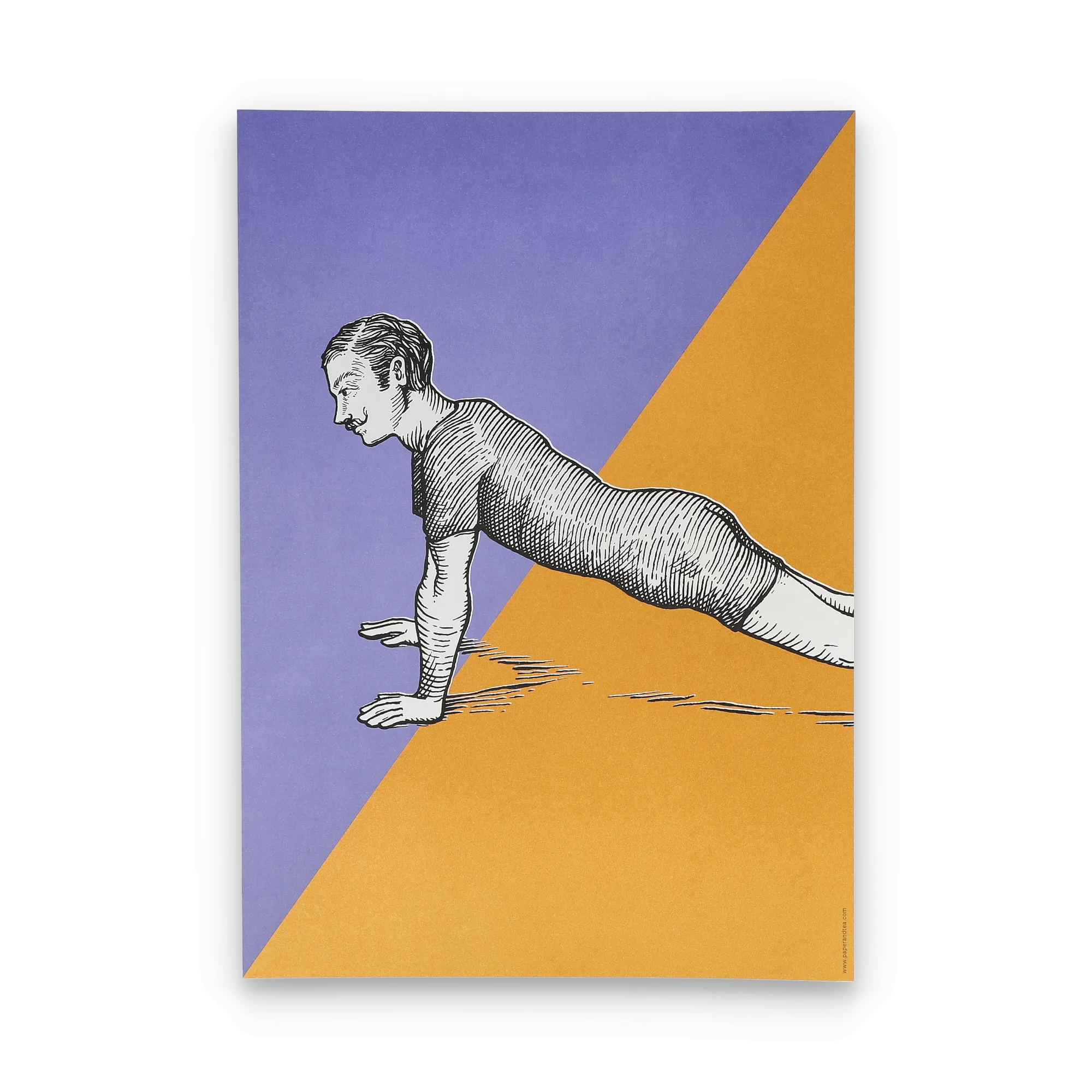 Art Print Art Print A4 Masterblend Colorblocking Push ups
