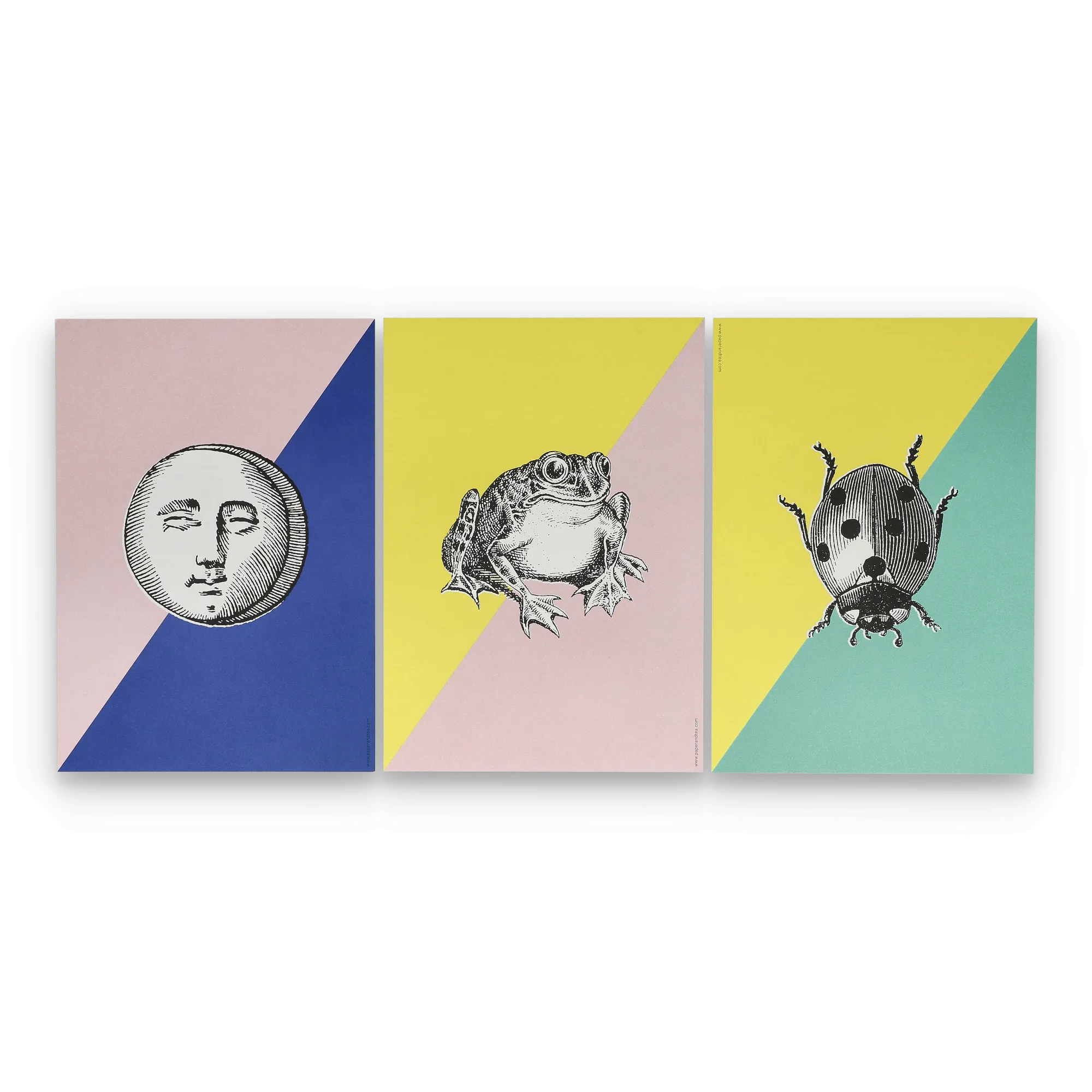 Art Print Art Print A5 Masterblend Colorblocking Set of 3