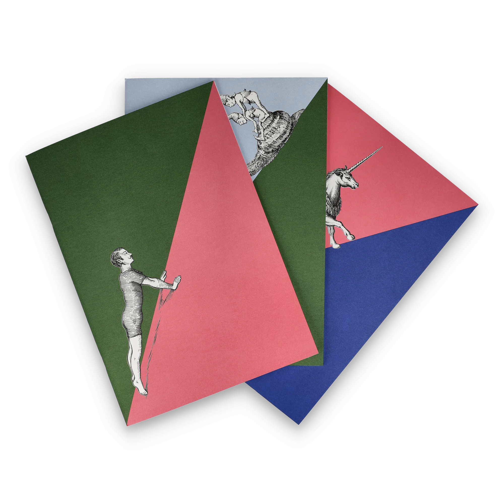 Notebook Notebooks A4 Masterblend Colorblocking Set of 3