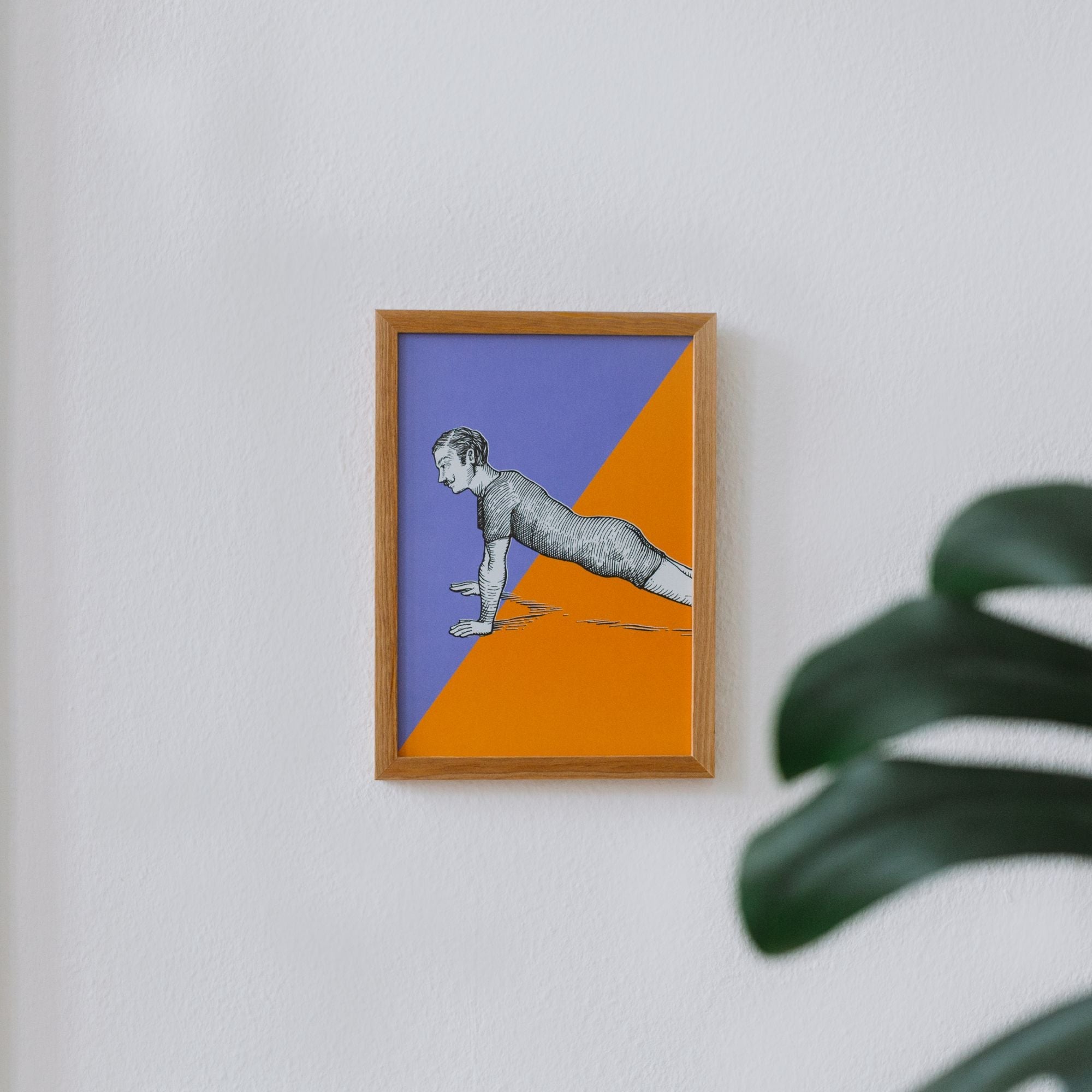 Art Print Art Print A4 Masterblend Colorblocking Push ups